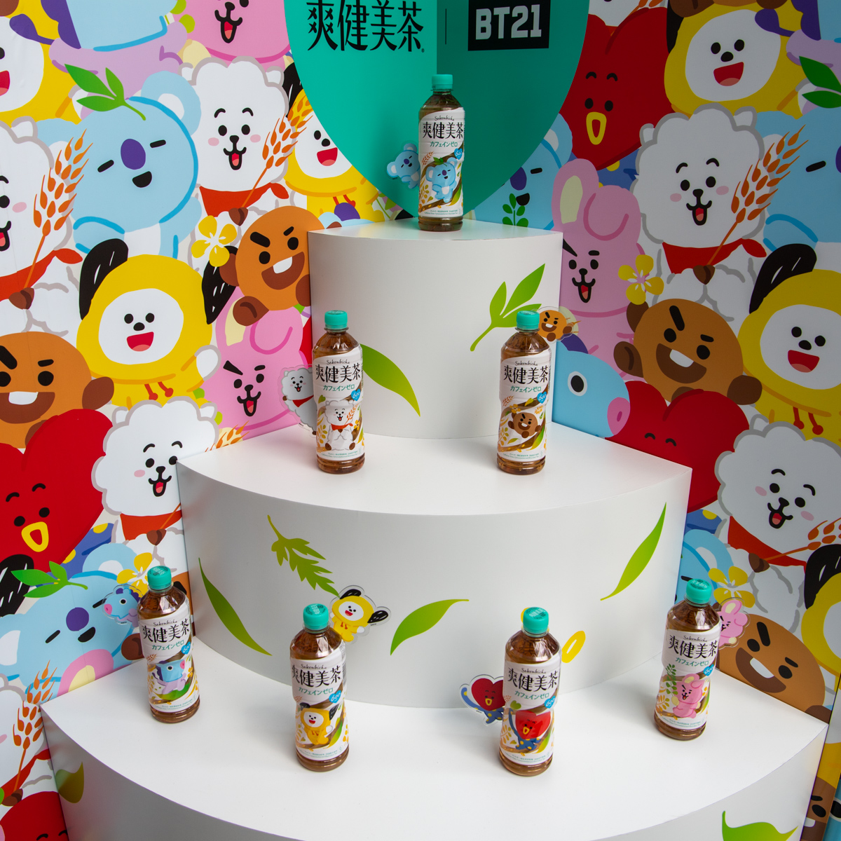 期間限定パッケージが8種類登場！「爽健美茶」BT21オリジナルデザイン