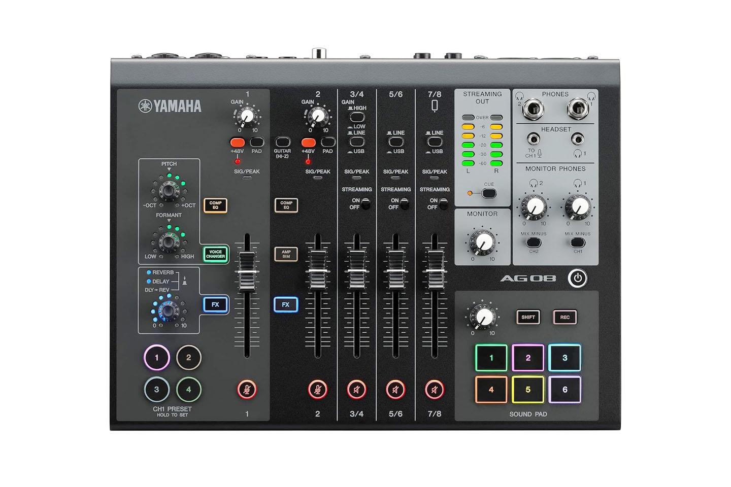 093 YAMAHA AG08 オーディオインターフェース 配信 093 YAMAHA AG08