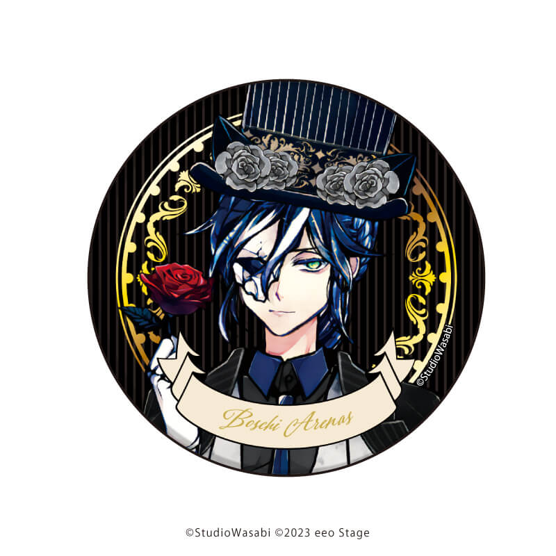 缶バッジ「悪魔執事と黒い猫」10/黒のお茶会ver. 【BOX02】 ブラインド