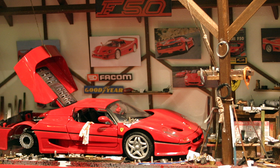 カーガレージシリーズ 1310-3 | フェラーリ 模型・F1などのガレージ