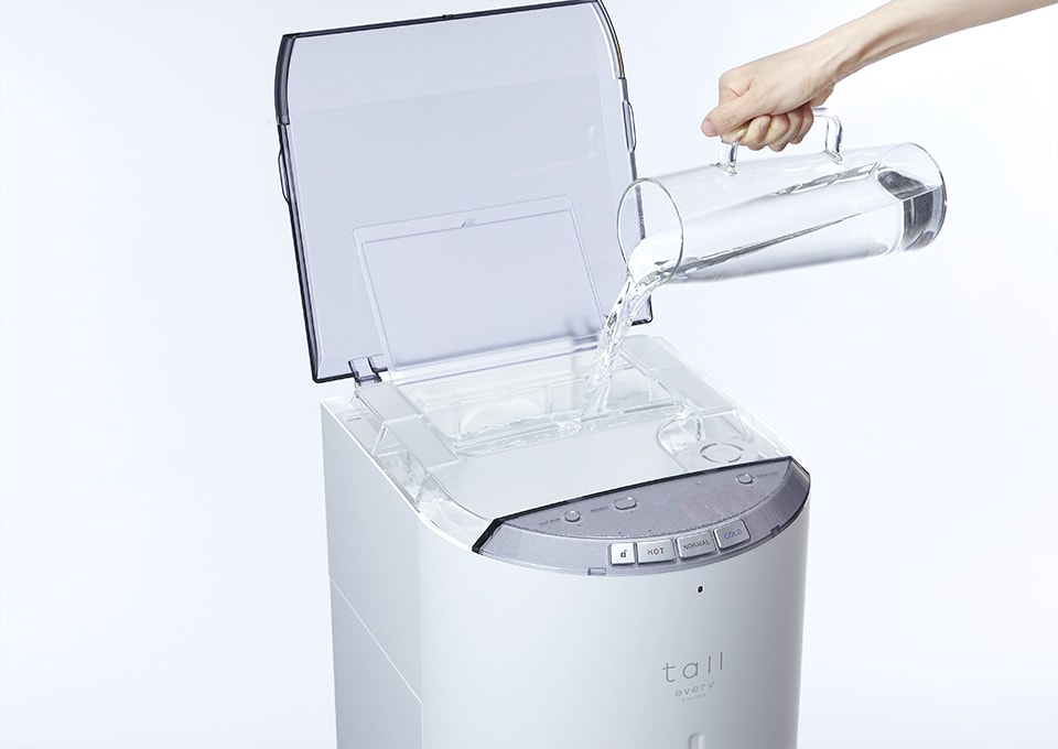 浄水】たっぷり“使いやすい”ウォーターサーバーevery frecious tall