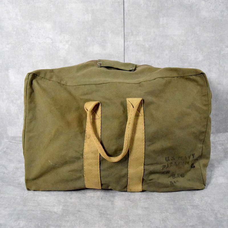 40年代 40s アメリカ軍 米軍 カーキ PARACHUTE TRAVELING BAG
