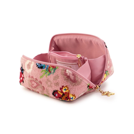 ハイジペイズリー トレーポーチ HPY-257016(ピンク): FEILER