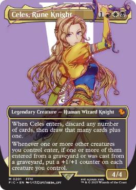 買取：【Foil】(201)□ボーダーレス□《ルーンナイト、セリス/Celes