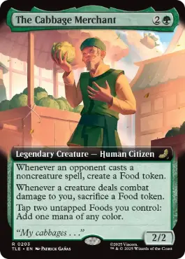 Foil】(203)□拡張アート□《キャベツ売りの商人/The Cabbage Merchant