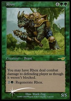 Foil】《ロウクス/Rhox》(S00プロモ)[NEM-P] 緑R | 日本最大級 MTG通販