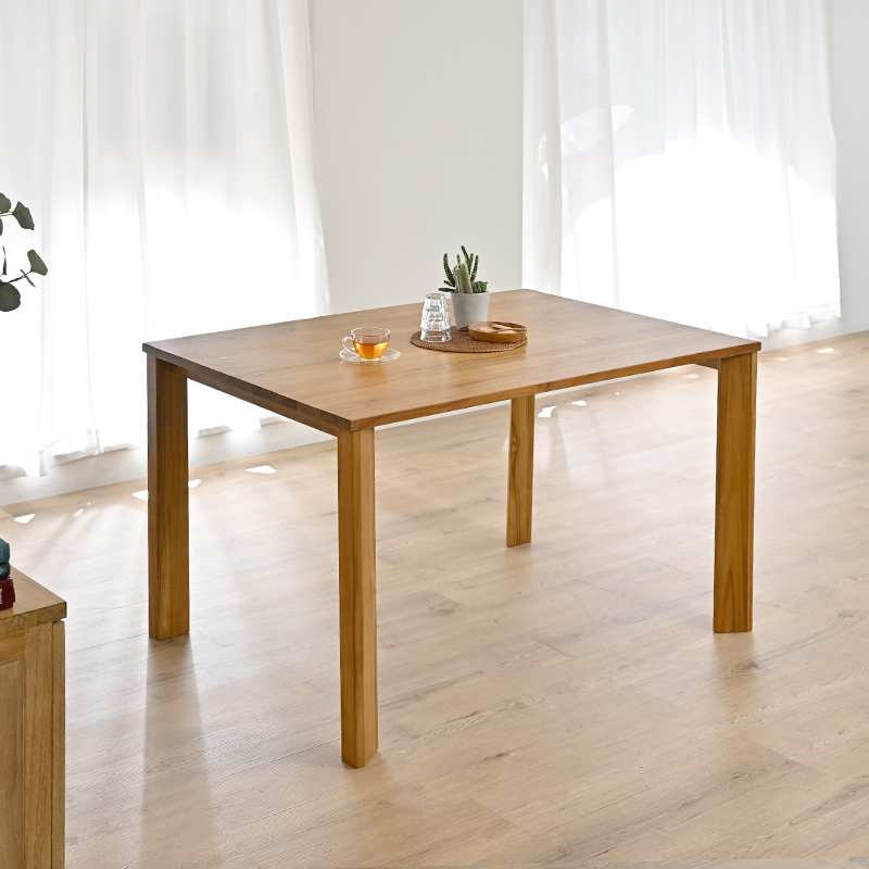 IDC 大塚家具 チーク材 総無垢材 テーブル 20万 IDC 大塚家具 チーク材