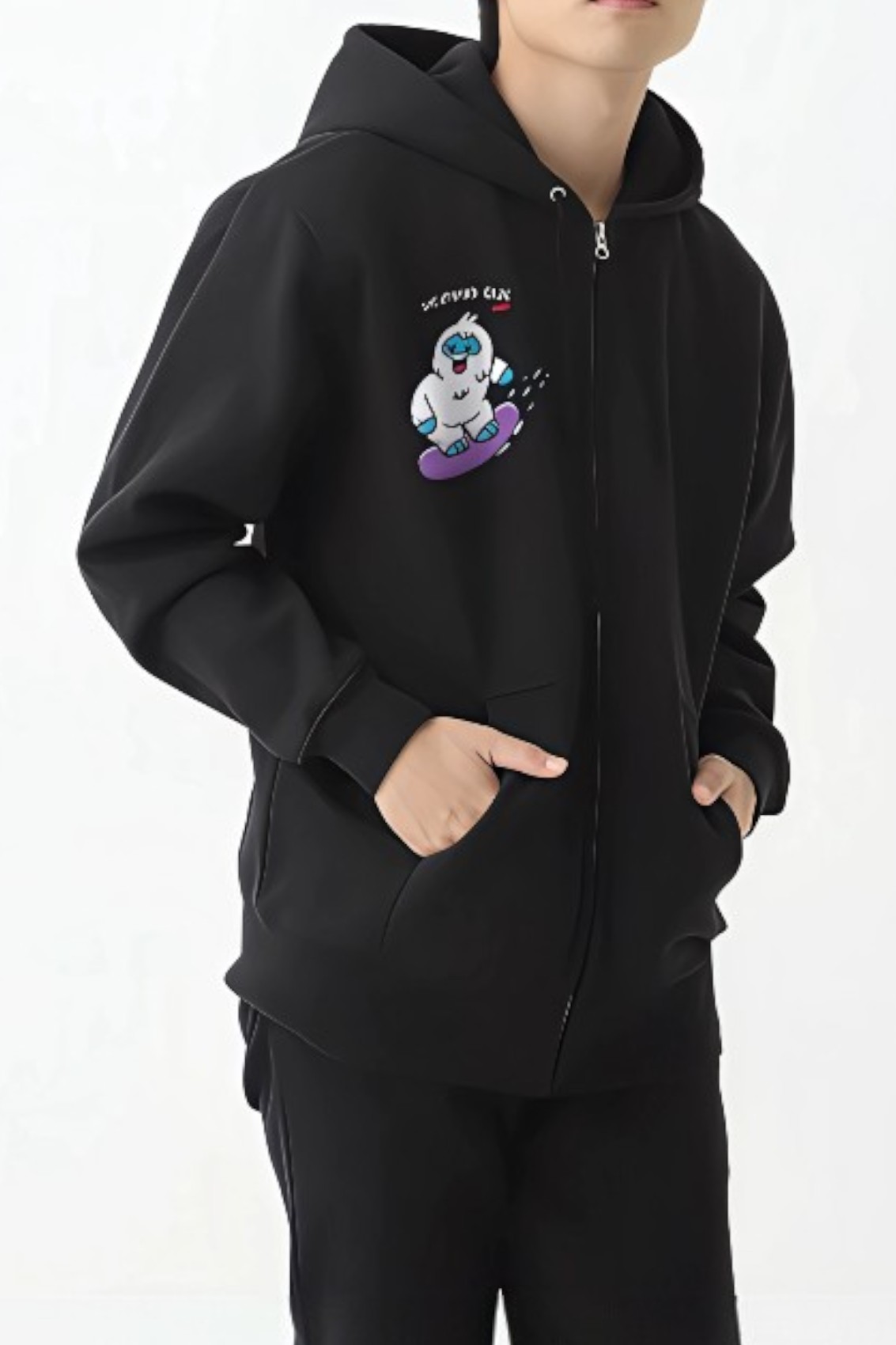 裏起毛ジップパーカー[United Athle 5620]｜オリジナルプリント作製の