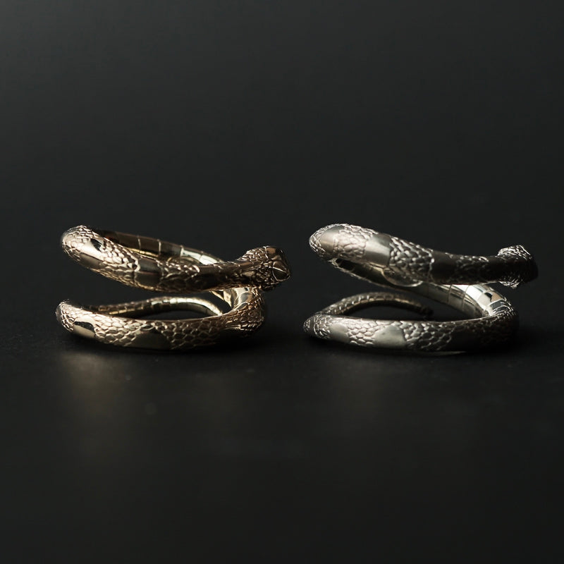 ELCAMI / King snake Ring (ER-112 S/G) – Fuligo / Fuligoshed