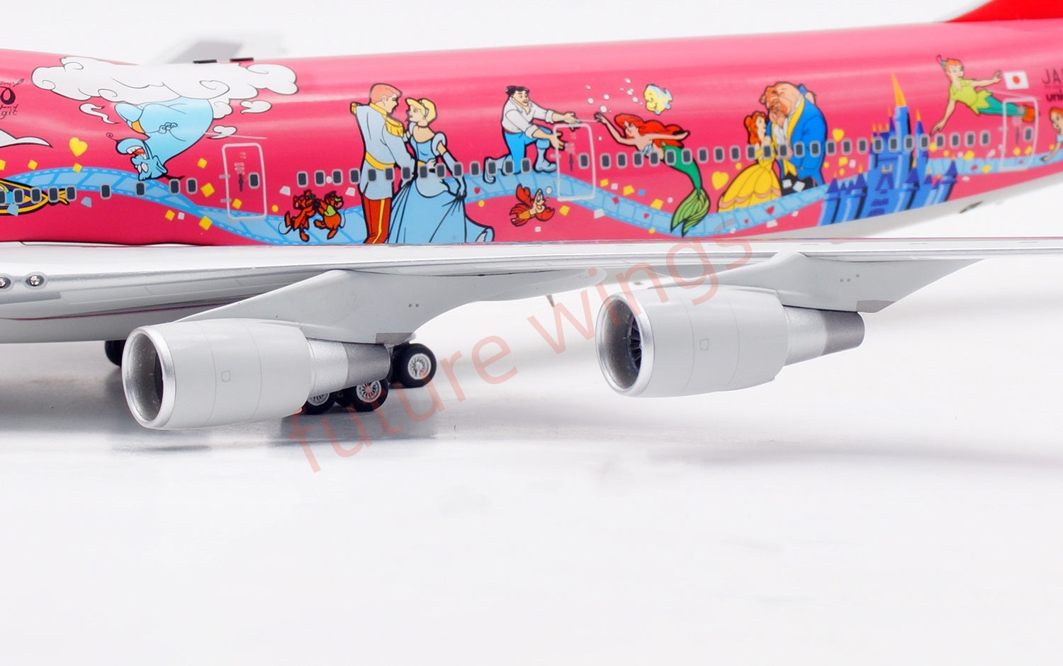 1:200 SQ Wings JAL Japan Airlines B747-400D JA8904 Diecast