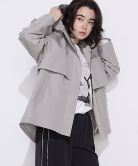 コットンナイロングログラン撥水加工 アノラックブルゾン（01-03MO01