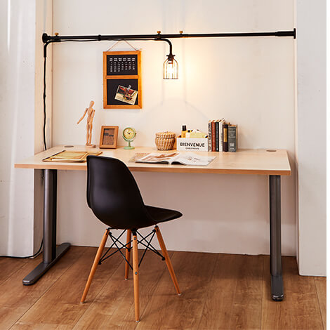 DRAW A LINE(ドローアライン)ライト付き突っ張りセット 横幅75〜115cm