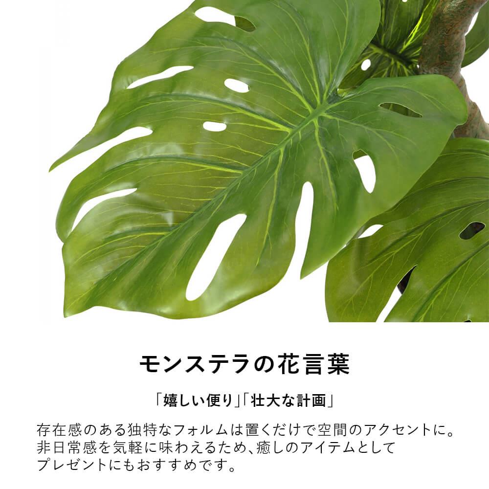 モンステラ 高さ152cm (フェイクグリーン フロアグリーン 観葉植物