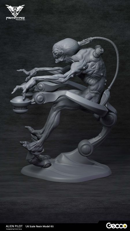 エイリアン パイロット 1/6スケール レジンモデルキット - Gecco Direct