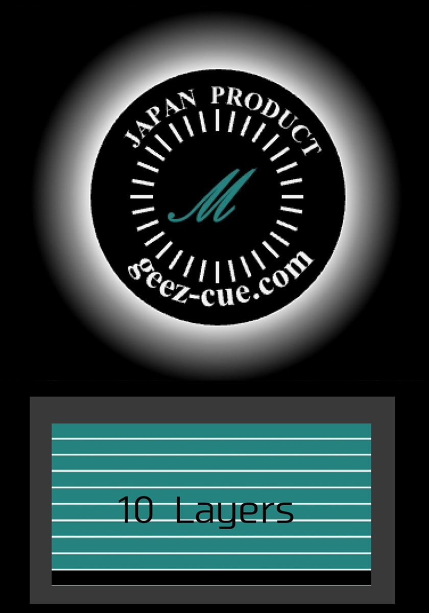 Geez Layered Tip – GeezCue公式サイト｜ビリヤードキュー、ビリヤード