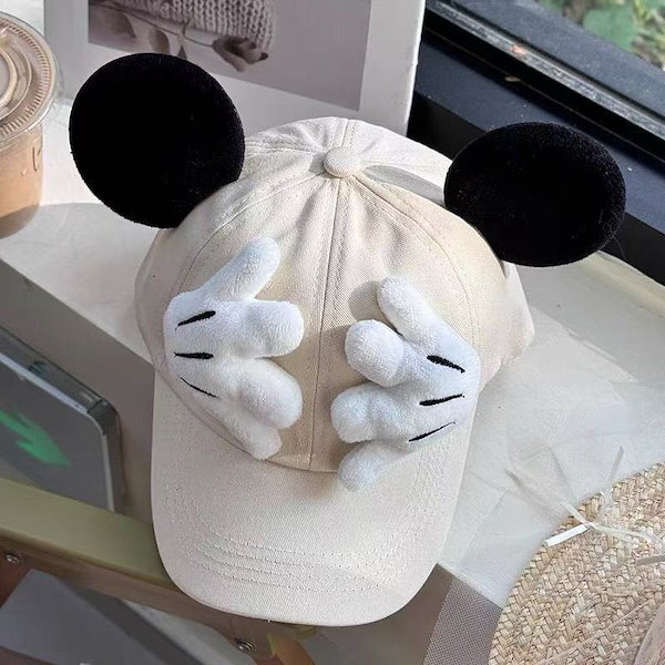 Qoo10] キャップ レディース 深め ディズニーミ