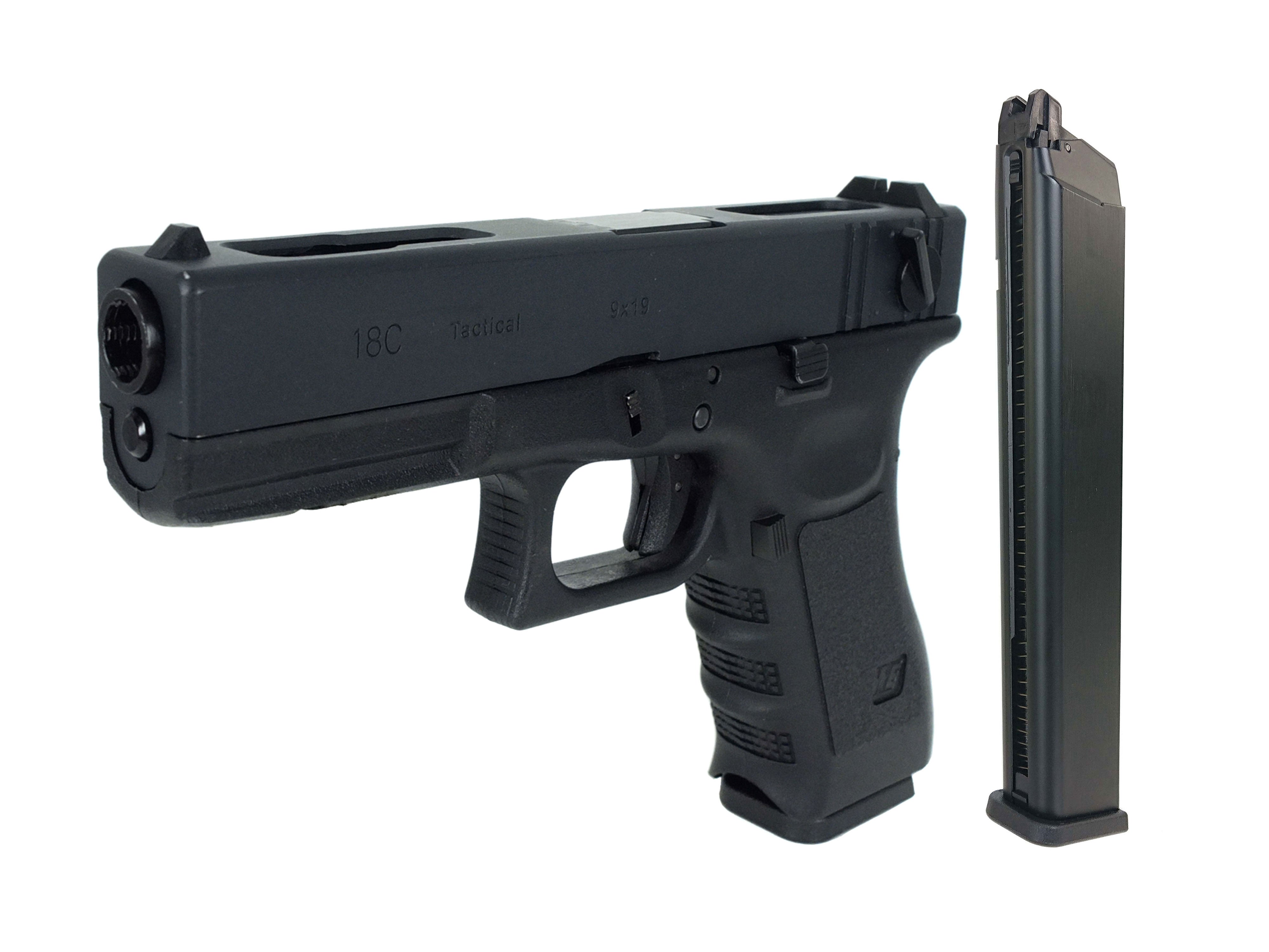 WE グロック 18C / G18C GEN3 ガスブローバック ハンドガン. – GD6-JP