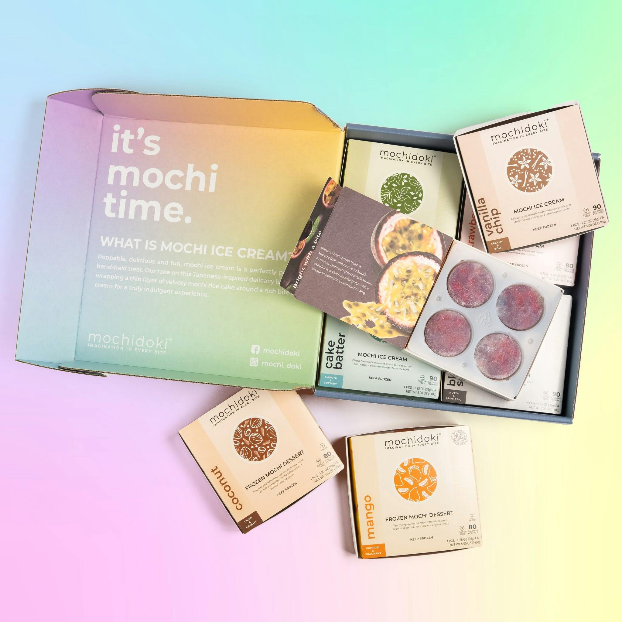 Signature Mochi Ice Cream Collection - 32 Pack by Mochidoki