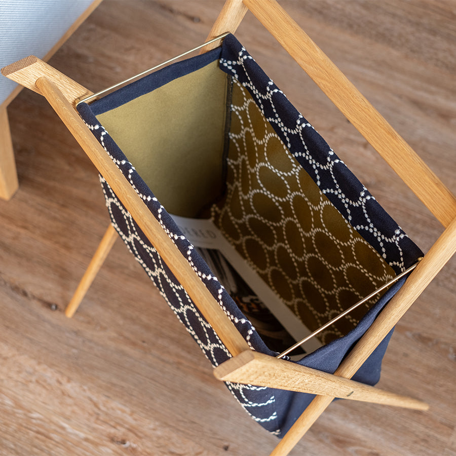 kilta magazine rack（tambourine indigo）マガジンラック オーク