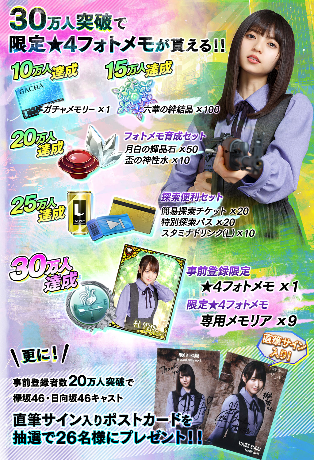 乃木坂46・欅坂46・日向坂46 公認RPG ザンビ THE GAME』事前予約者数が