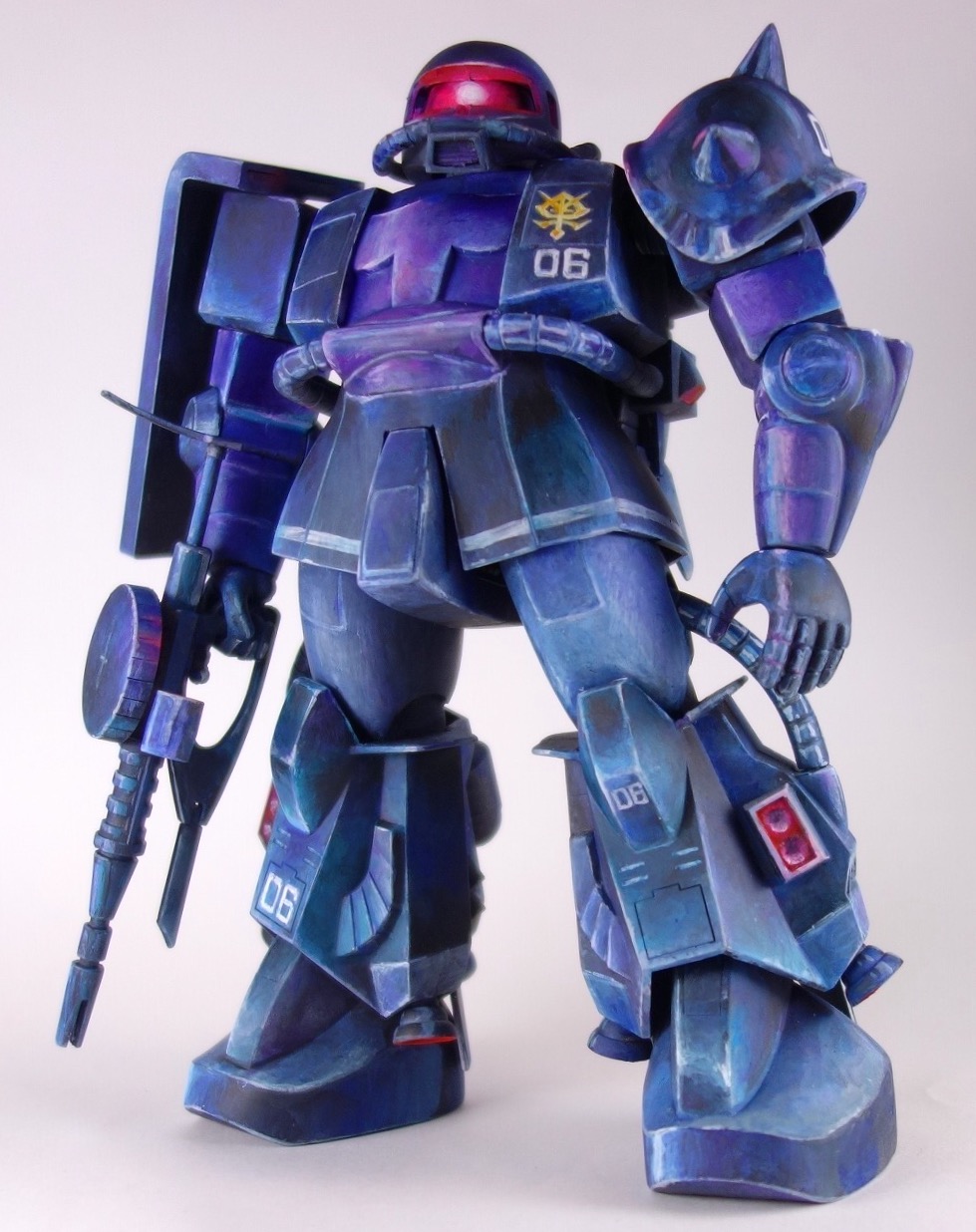 黒い三連星06RザクⅡ 1/100旧キット｜@館長さんのガンプラ作品｜GUNSTA