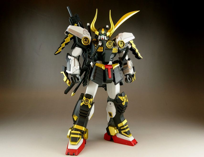 武者頑駄無摩亜屈見参！！｜@mokasmashさんのガンプラ作品｜GUNSTA