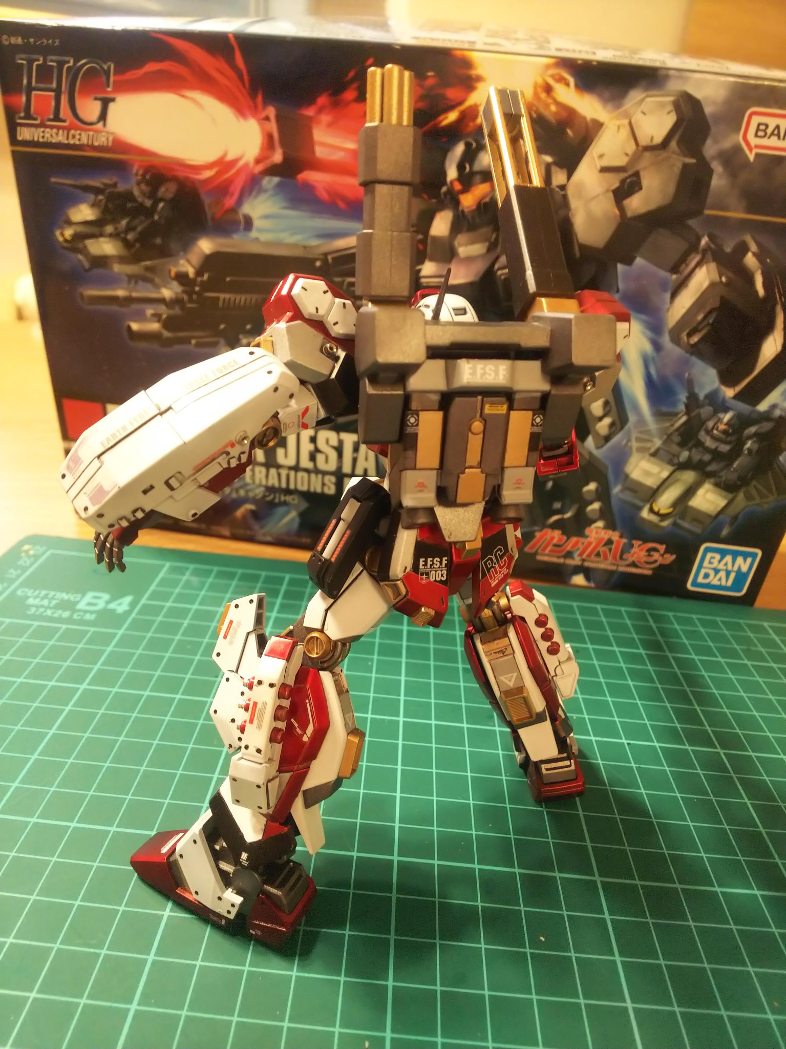 ガンキャノン風ジェスタキャノン｜@TakuroMaidoさんのガンプラ作品