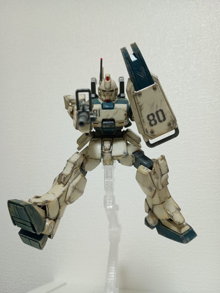 HG Ez8 成形色＋部分塗装＋ウェザリング仕上げ｜窓際の陽炎さんの