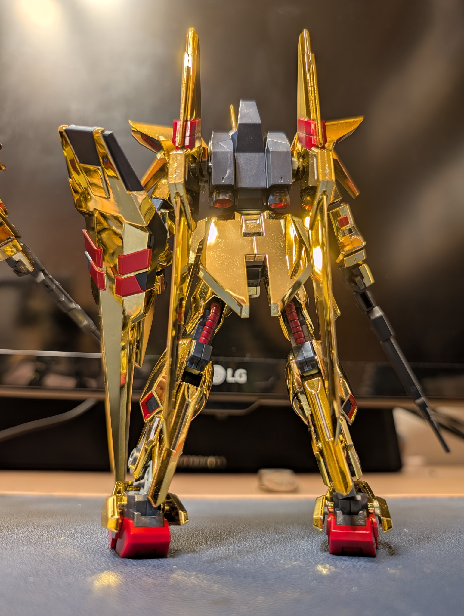 HG デルタガンダム＆百式ゴールドコーティング｜karubi29さんの