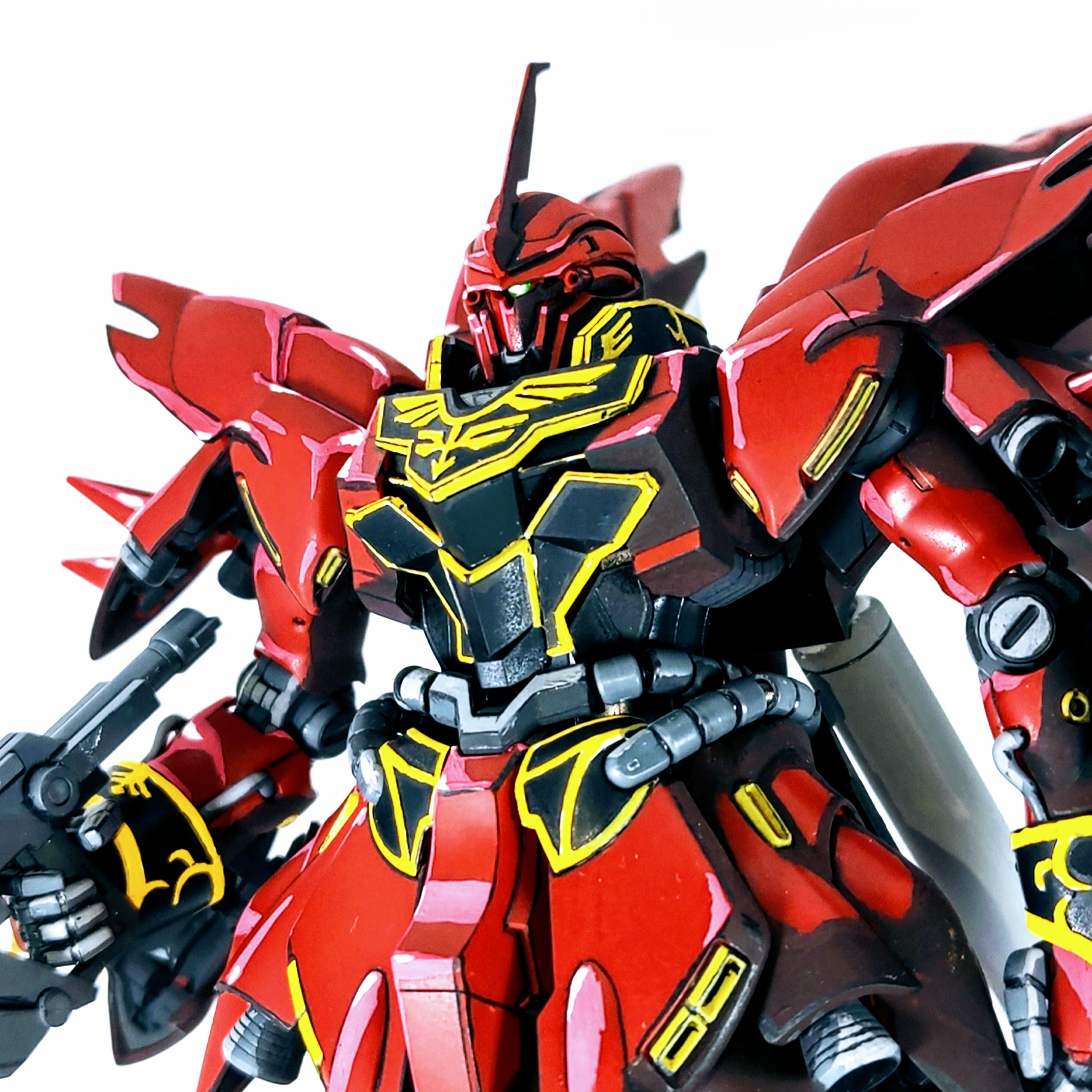 イラスト風模型】1/100 MG シナンジュ｜tktさんのガンプラ作品｜GUNSTA