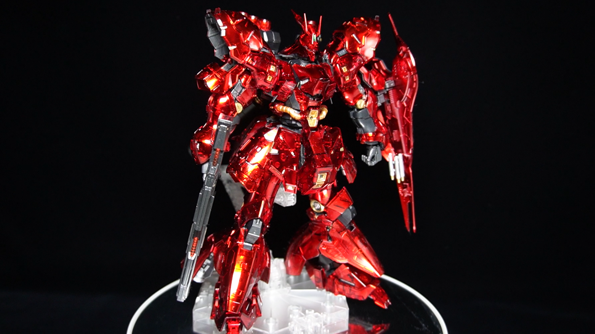 RG サザビー(クリアカラー) メカニカルコアメッキ風塗装｜セリカ3さん