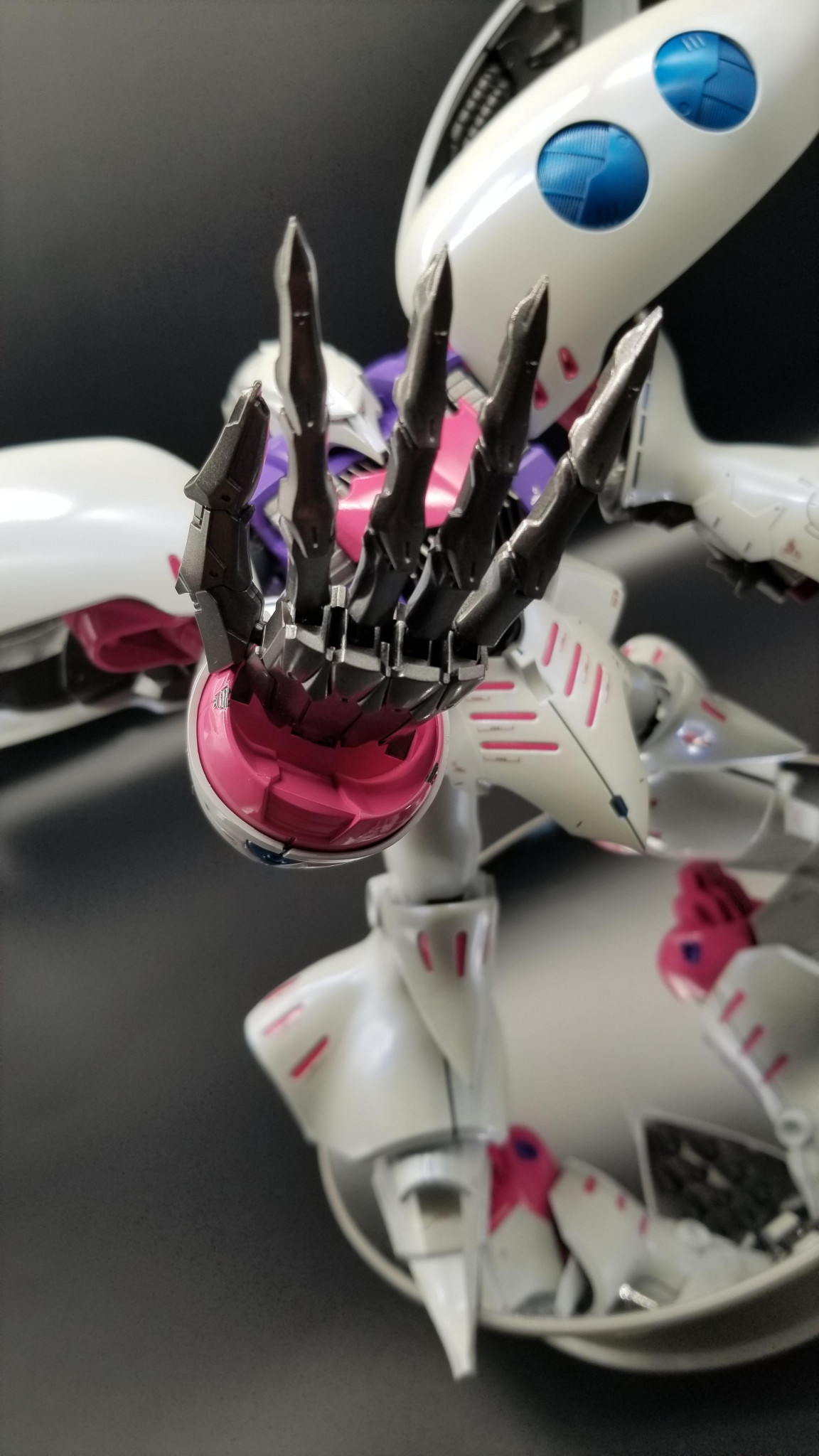 MG 1/100 キュベレイダムド (ハマーンカラー)｜かひろさんのガンプラ