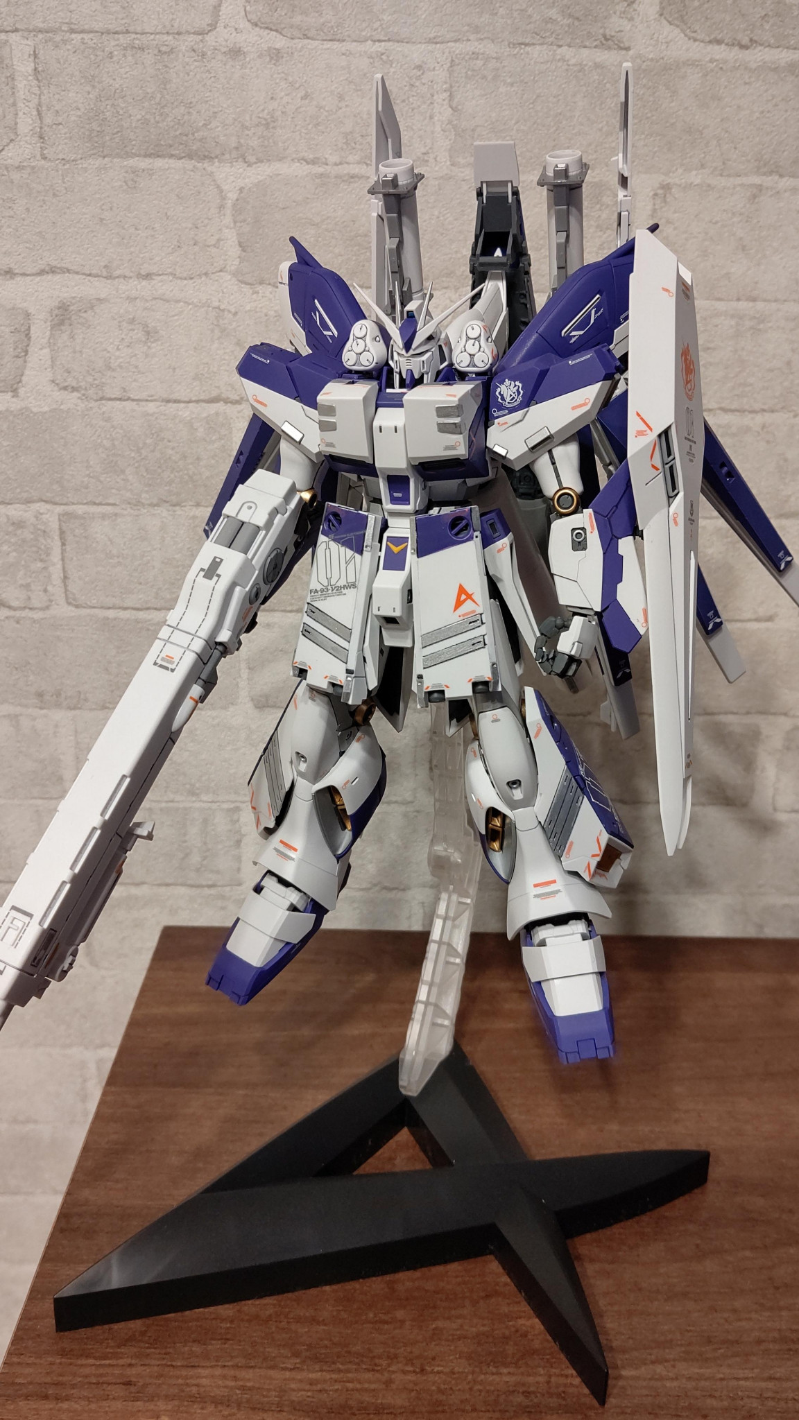 MG Hi νガンダムHWS｜imotarouさんのガンプラ作品｜GUNSTA（ガンスタ）