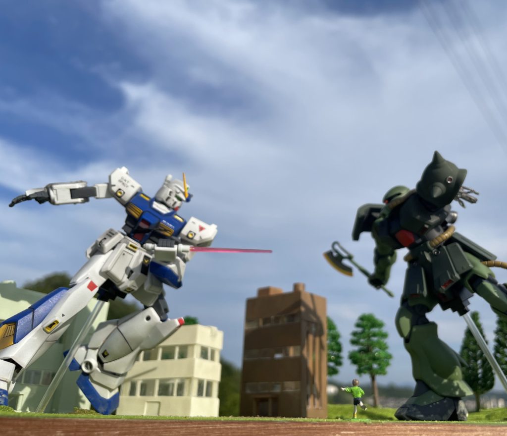 ポケットの中の戦争」ジオラマ｜awaさんのガンプラ作品｜GUNSTA