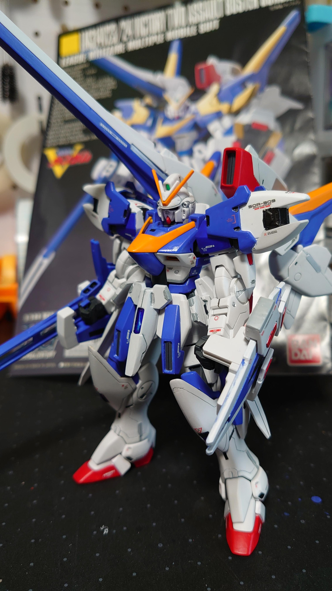 V2アサルトバスター＠筆塗り全塗装｜GitaGitaさんのガンプラ作品