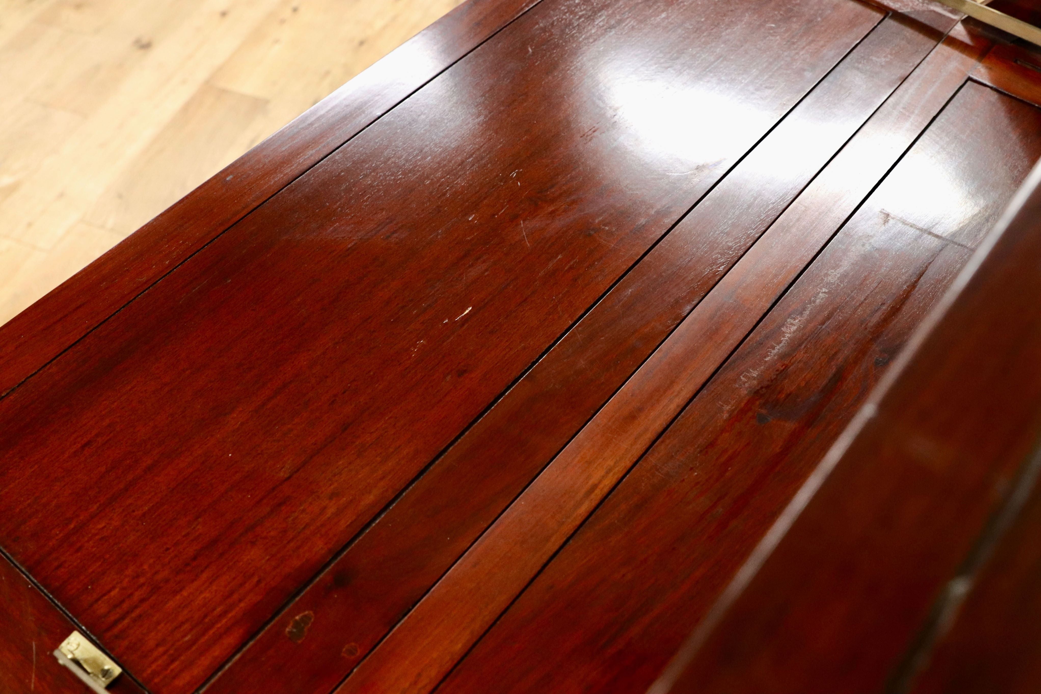 GMGH23○中国美術 花梨 唐木 ライティングビューロー デスク 机