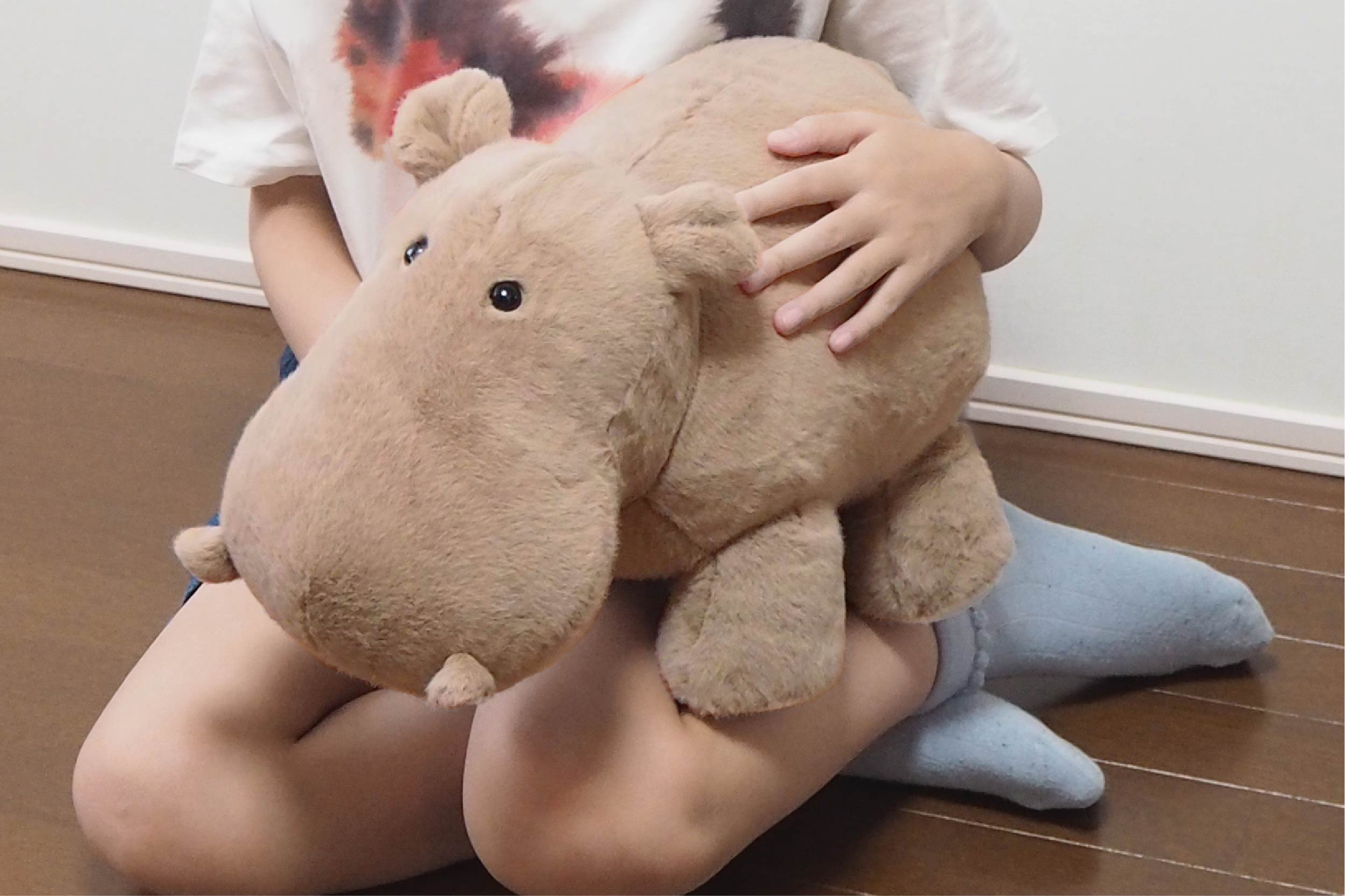 ムギュっとカバちゃん43cm | 株式会社ハック