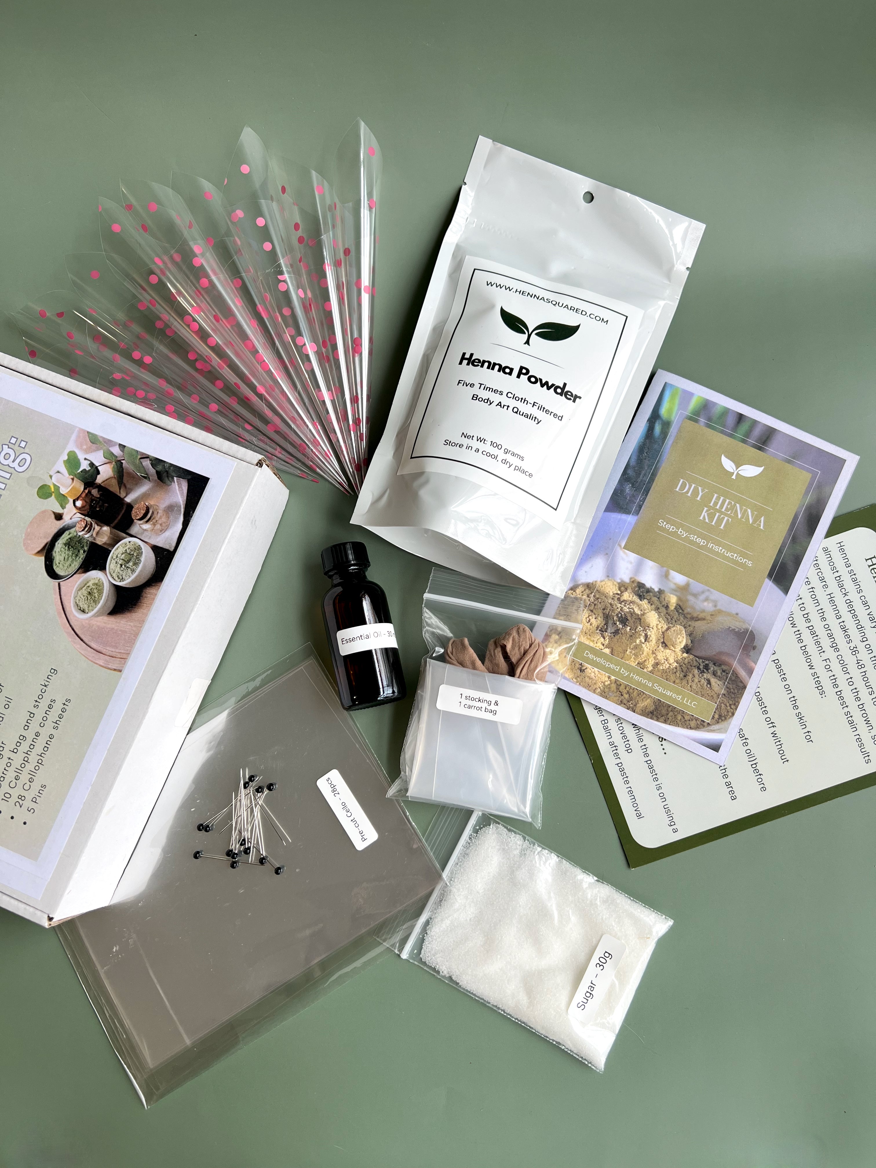 NEW* Complete DIY Henna Kit - Professional Mehndi/Henna Making Set