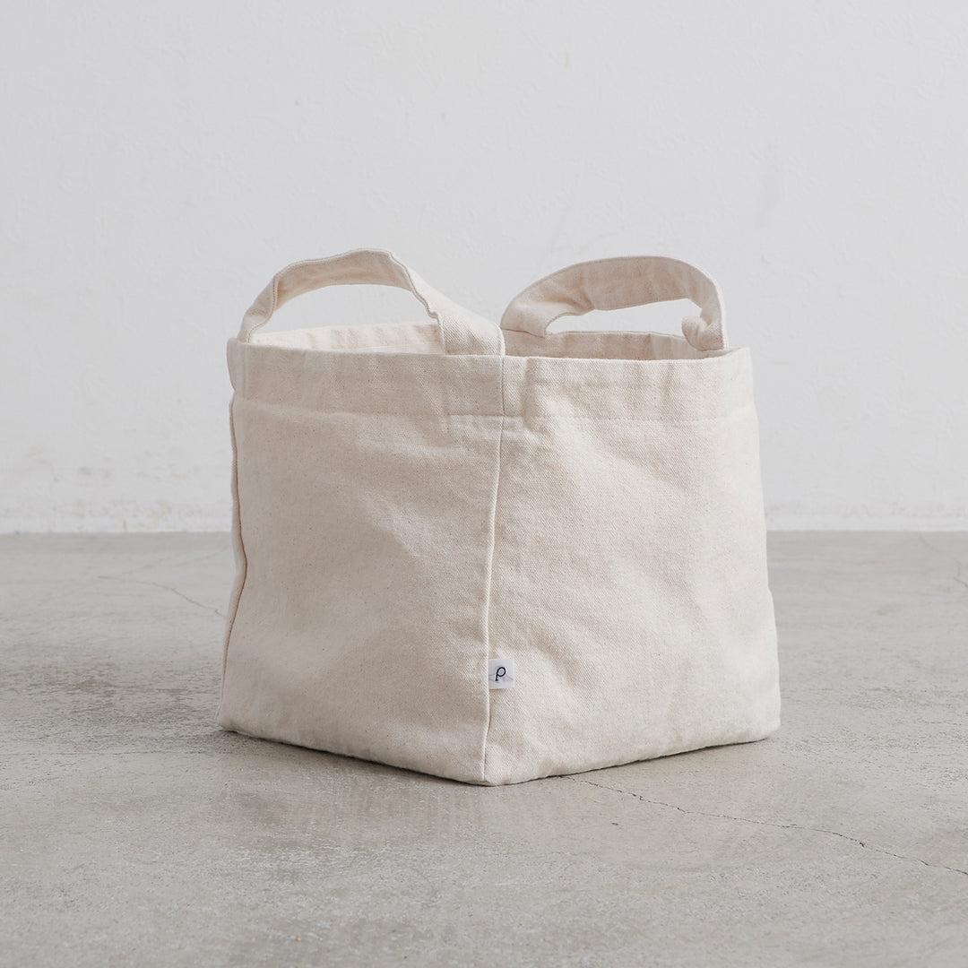 pouto ポウト］#003 CANVAS CUBE TOTE SMALL キャンバス キューブ