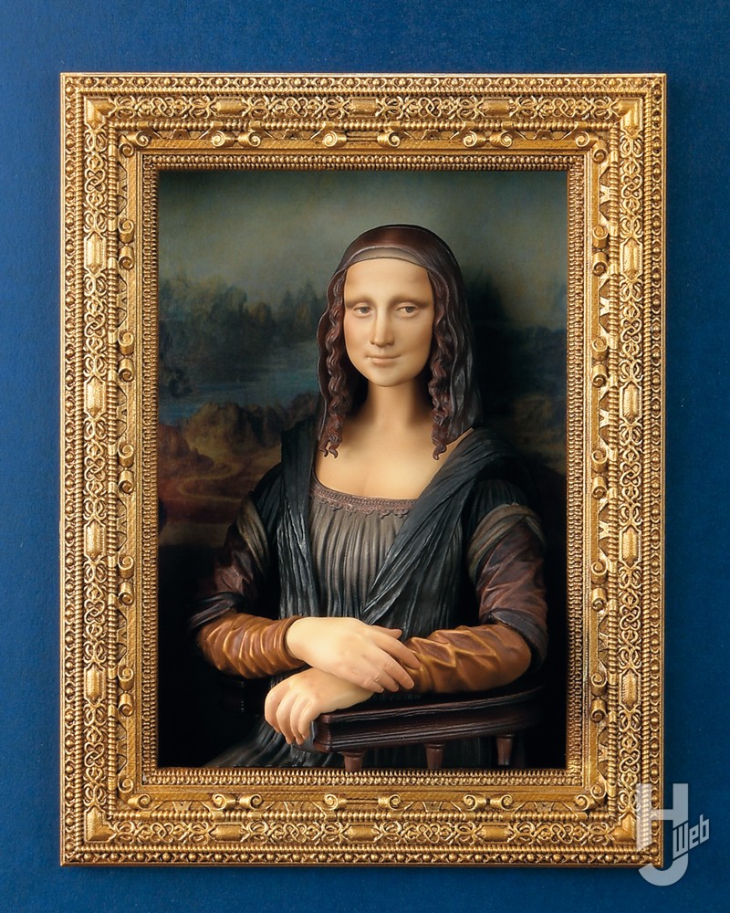 ルーヴルのモナ・リザがfigmaになって額から出てきちゃいました