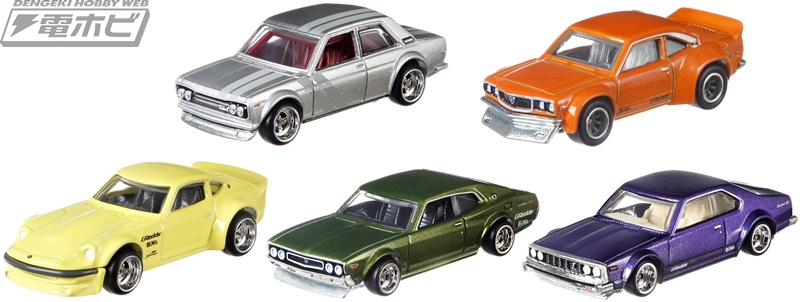 即完売した「ホットウィール」日本旧車シリーズの第2弾が登場
