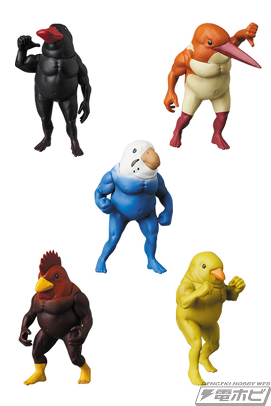 屈強な鳥さんたちが再集結！カプセルトイ「ガチムチ鳥」に新色が襲来