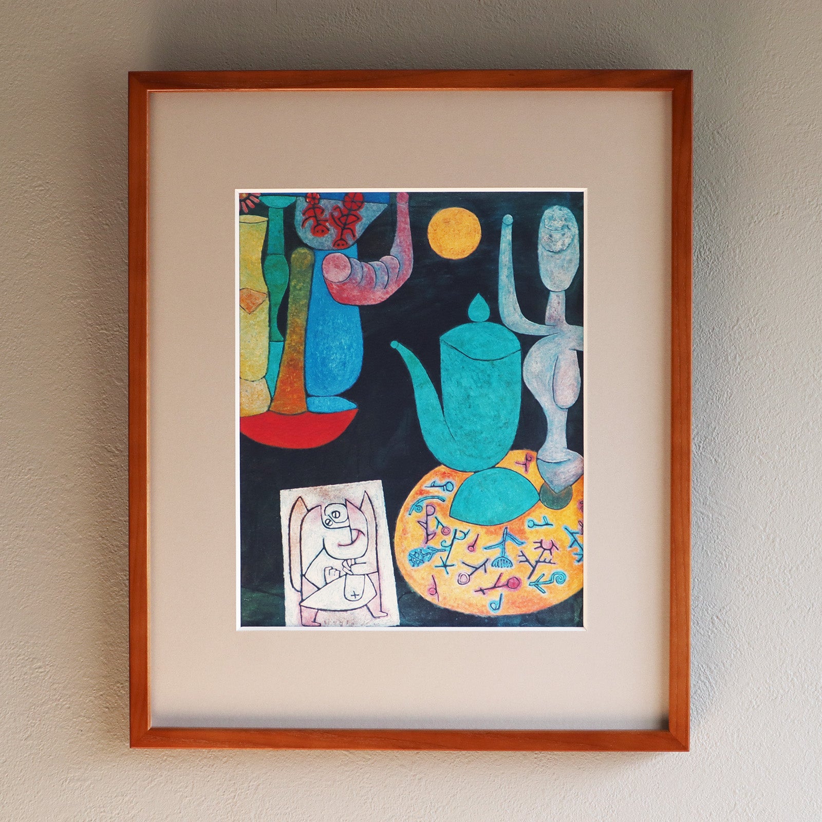 パウル・クレー「無題（最後の静物）」アートポスター（フレーム付き