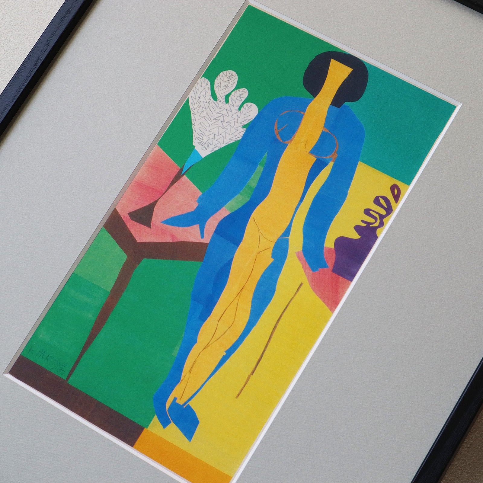 アンリ・マティス 「ズルマ」アートポスター（フレーム付き） 絵画