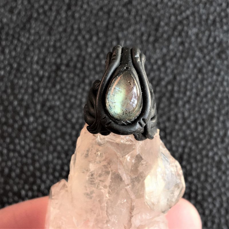 スモーキークォーツ/エレスチャル/樹脂/ペンダントトップ - Hyo-tan