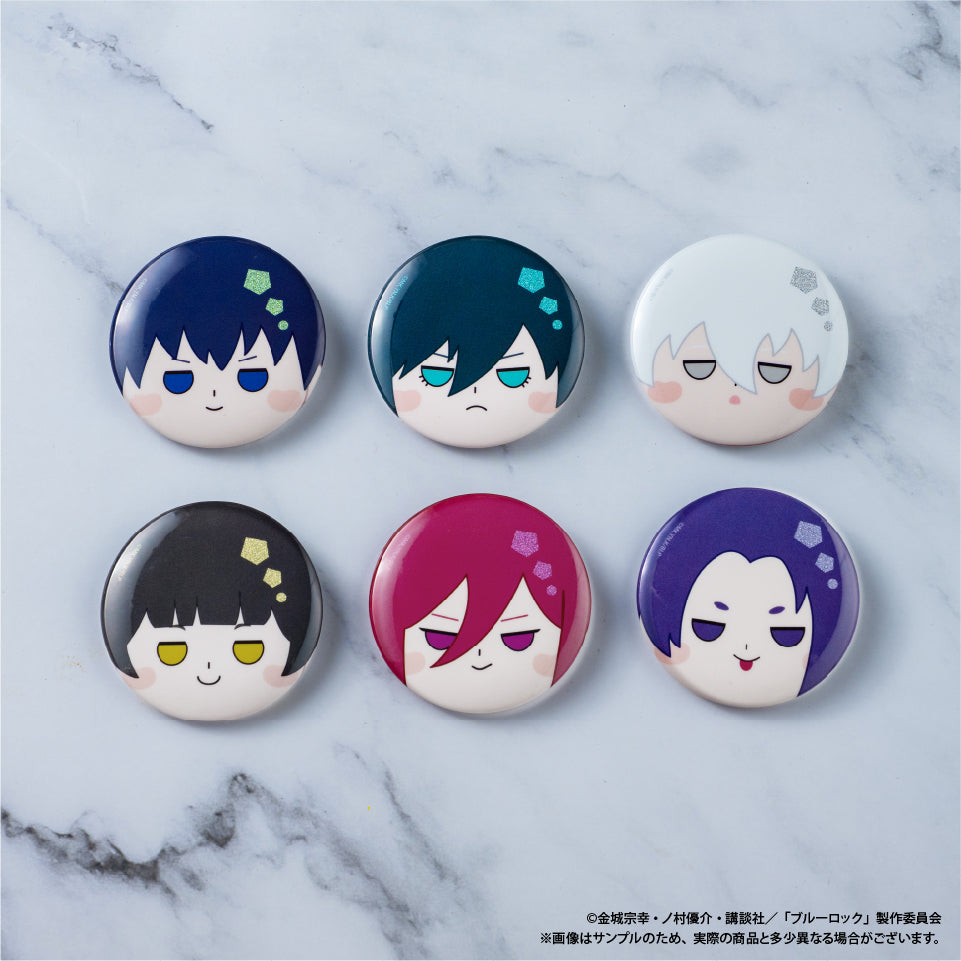 ブルーロック トレーディングもにゅも缶バッジ 第1弾 1パック入り