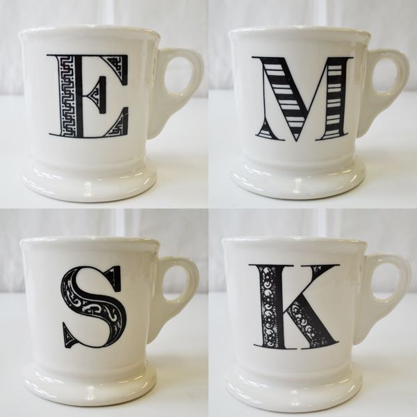 楽天市場】アンソロポロジー【Anthropologie】イニシャルマグカップ
