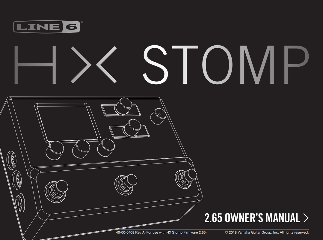 HX Stomp Owners Manual