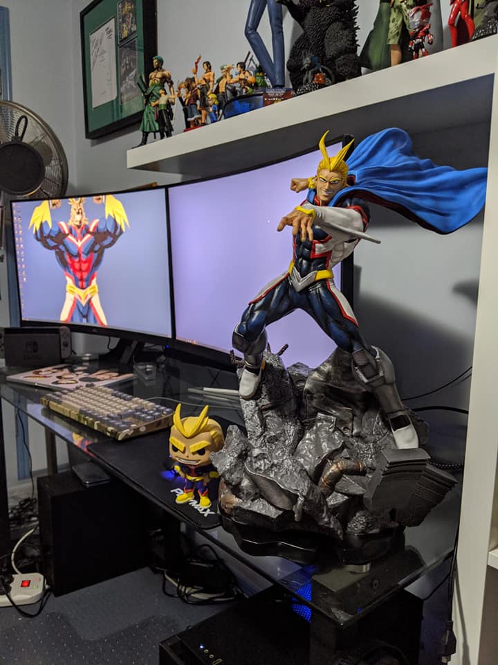 若いオールマイトのフィギュアが来た！めっちゃイケてるポーズと