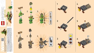 🍀 LEGO instructions 🍀 Ninjago 🍀 71850 🍀 Lloyd vs Earth Monster